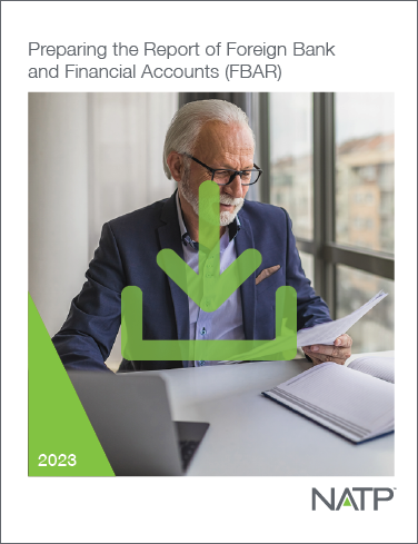 Preparing the Report of Foreign Bank and Financial Accounts e-book (2023)