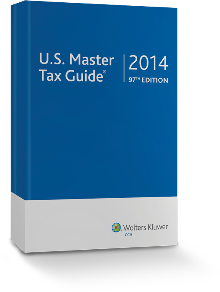 CCH U.S. Master Tax Guide (2014 Edition/2013 tax Year) - #3316