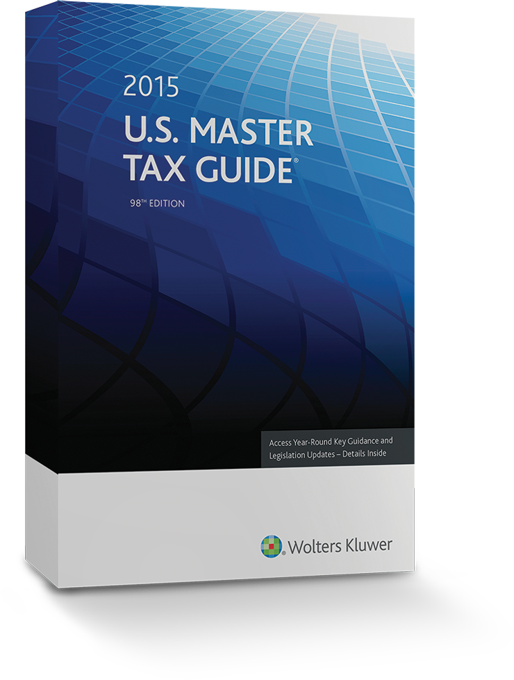 CCH U.S. Master Tax Guide (2015 Edition/2014 Tax Year) – #3416 
